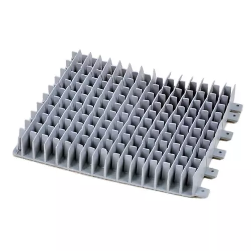 21 - Spazzola in PVC corta grigia Dolphin (1 pezzo)