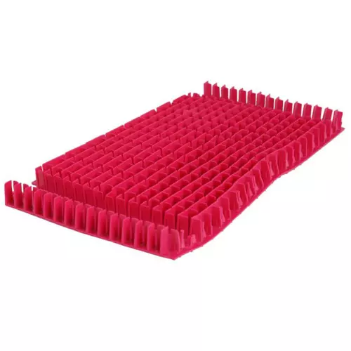 12(01)_Spazzola combinata lunga magenta Dolphin (1 pezzo)