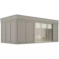 Sauna finlandese tradizionale da esterno ARES Large 5-6 posti con spogliatoio