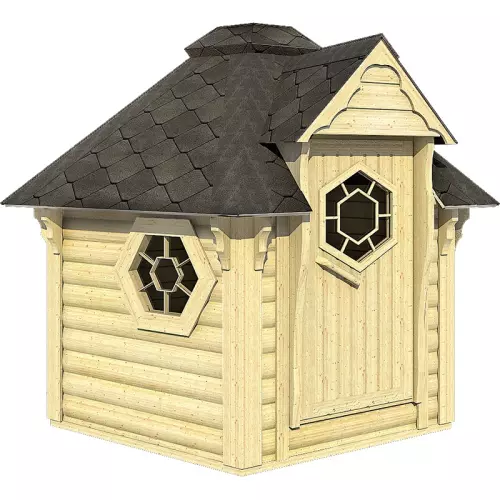 Sauna finlandese tradizionale da esterno LARS 5-6 posti