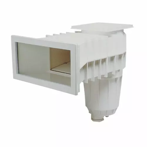 Skimmer a bocca svasata con prolunga per piscina : in pannelli o cemento rivestita in liner PVC