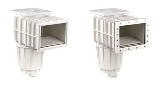 Skimmer sfioratore a bocca stretta per piscina scheda