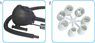 Gonfiatore elettrico ad aria da 230 V - KIT BASE