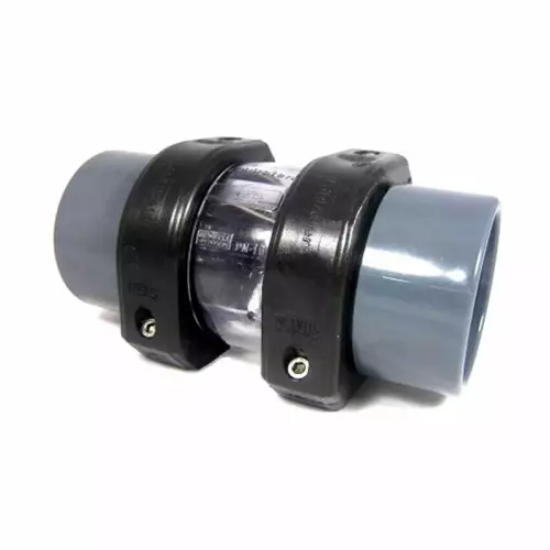 Valvola di ritegno da Ø 50 a 110 mm con visore trasparente : Ø 63 mm