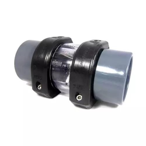 Valvola di ritegno da Ø 50 a 110 mm con visore trasparente