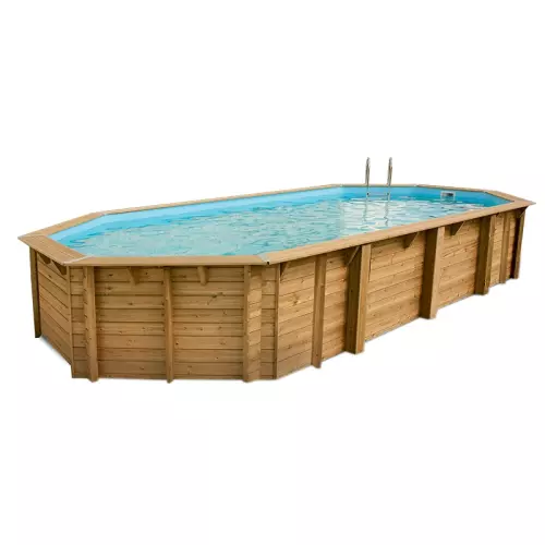 Piscina in legno ottagonale NorthWood 750 - 7,50 x 4,00 x h.1,30 m