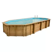 Piscina in legno ottagonale NorthWood 750 - 7,50 x 4,00 x h.1,30 m