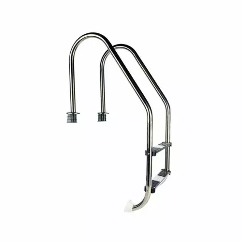 Scaletta STANDARD in acciaio Inox 316 - 2 gradini, per piscine con altezza minima 0,90 m