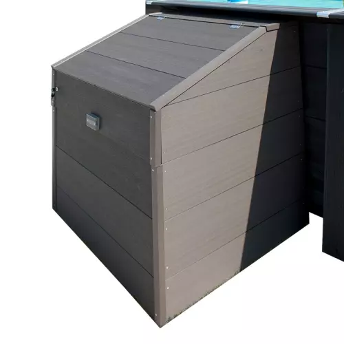 Locale tecnico in WPC per gruppo filtrante