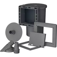 Skimmer GRIGIO e bocchetta di ricambio per Piscine GRE