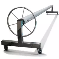 Rullo avvolgitore FORTE per piscine da 5 a 10 m di larghezza