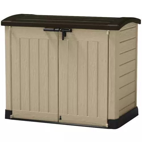 Locale tecnico fuori terra vuoto STORE-IT-OUT, in resina effetto legno