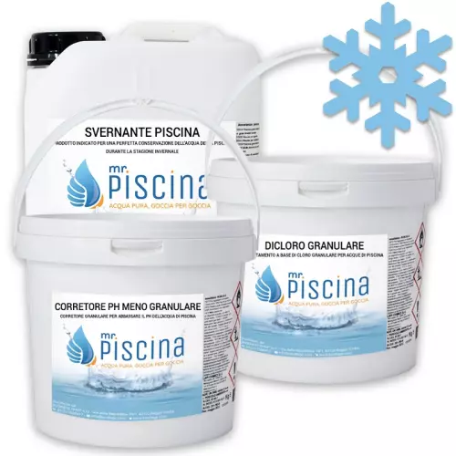 KIT mix Chimici per Chiusura Invernale piscina