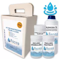 Kit mix per mantenimento acqua piscina