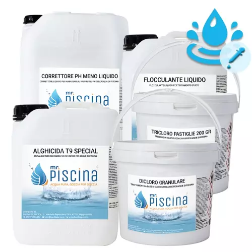 KIT PH CONTROL per mantenimento acqua piscina