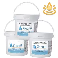 KIT MULTIAZIONE per mantenimento acqua piscina