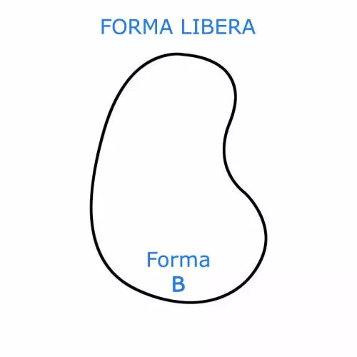 Copertura isotermica Bubble Bubble Bianca 500 µ - Forma Libera SUPERIORE 25 m²