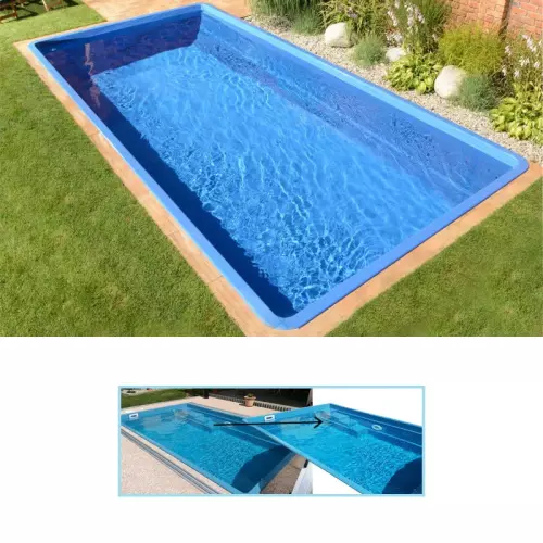 Piscina interrata in vetroresina SMART 4,60 x 3,00 - h.1,20 - SOLO VASCA