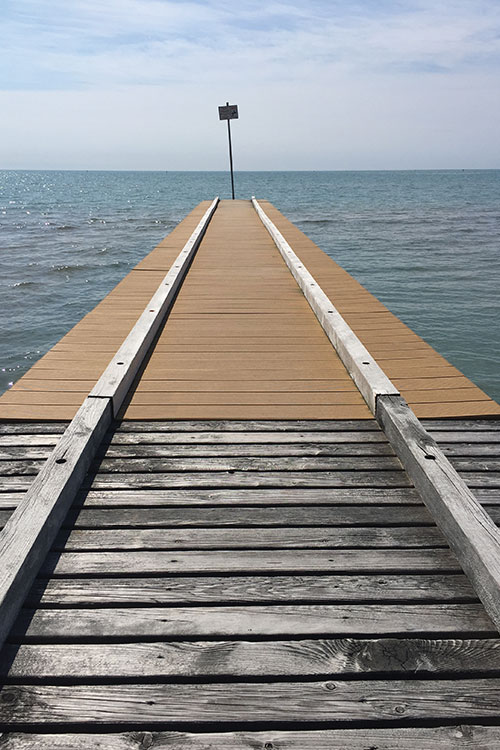 Pavimentazione in WPC per pontili