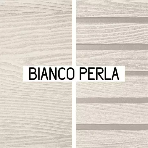 Listone in legno composito WPC WOOD Double Face 220 x 16,5 x 2,4 cm - colore BIANCO PERLA