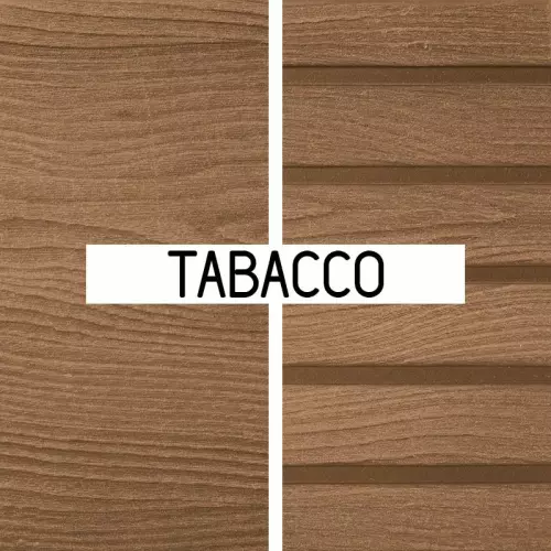 Listone in legno composito WPC WOOD Double Face 220 x 16,5 x 2,4 cm - colore TABACCO