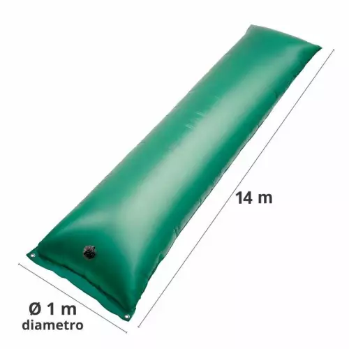 Salsicciotto ad Aria Polartex® AIRTUBE 0,6 mm per Coperture Invernali : da 14,00 mt Ø piatto 1 mt