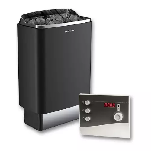 Stufa FIELD 9 per sauna finlandese con pannello comandi esterno - 9 kW