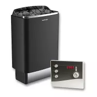 Stufa FIELD 9 per sauna finlandese con pannello comandi esterno - 9 kW