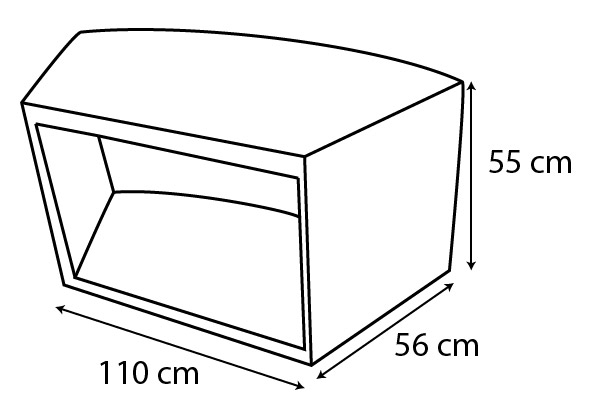 Dimensioni riparo&Acirc;&nbsp;per blocco motore