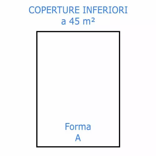 Copertura di Sicurezza Filtrante GRILLE EXTREM con tiranti ogni 0,80 x 0,80 m : Forma rettangolare inferiore a 45 mq