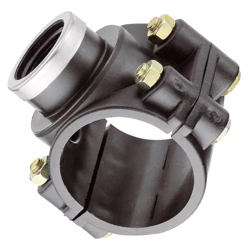 Presa a staffa in PVC per tubi piscina - varie dimensioni