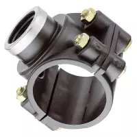 Presa a staffa in PVC per tubi piscina - varie dimensioni