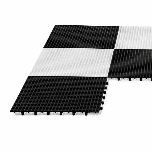 Scacchiera per dama e scacchi con quadrati 36x36 cm