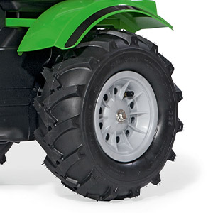 Trattore a pedali per bambini Deutz-Fahr con ruote gonfiabili