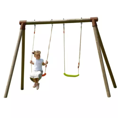 Altalena in legno IRIS, 2 posti