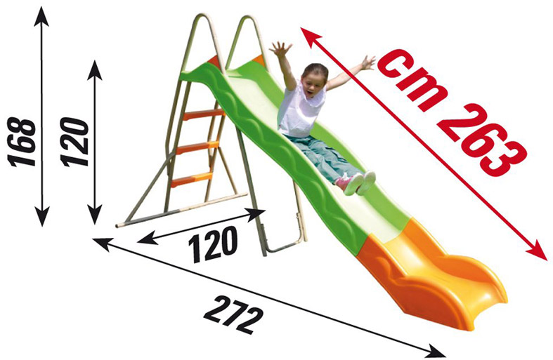Dimensioni Scivolo Mango