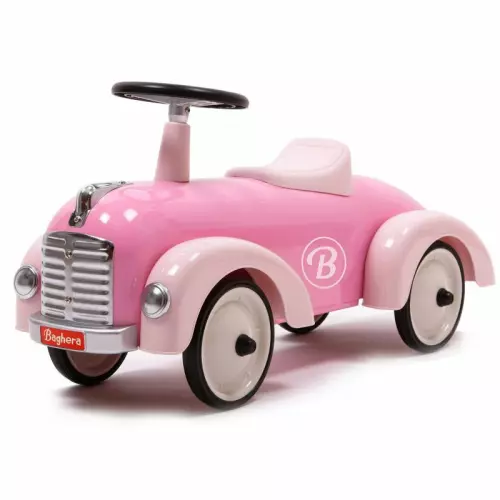 Macchina a spinta per bambini SPEEDSTER in metallo by Baghera : Colore PINK (rosa)