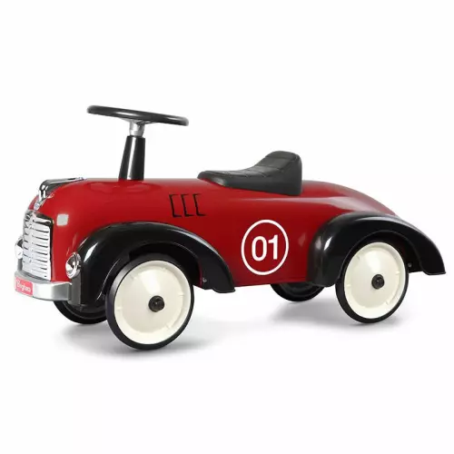 Macchina a spinta per bambini SPEEDSTER in metallo by Baghera : Colore DARK RED (rosso scuro)