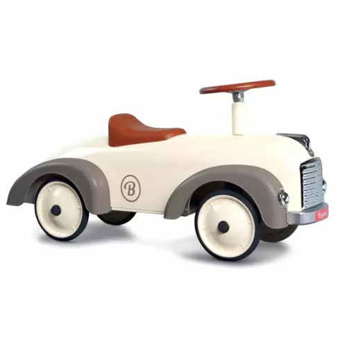 Macchina a spinta per bambini SPEEDSTER in metallo by Baghera : Colore SILK GREY (crema)