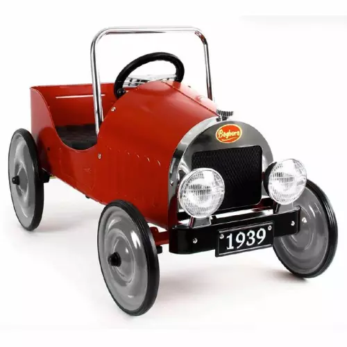 Macchina a pedali CLASSIC in metallo by Baghera : Colore RED (rosso)