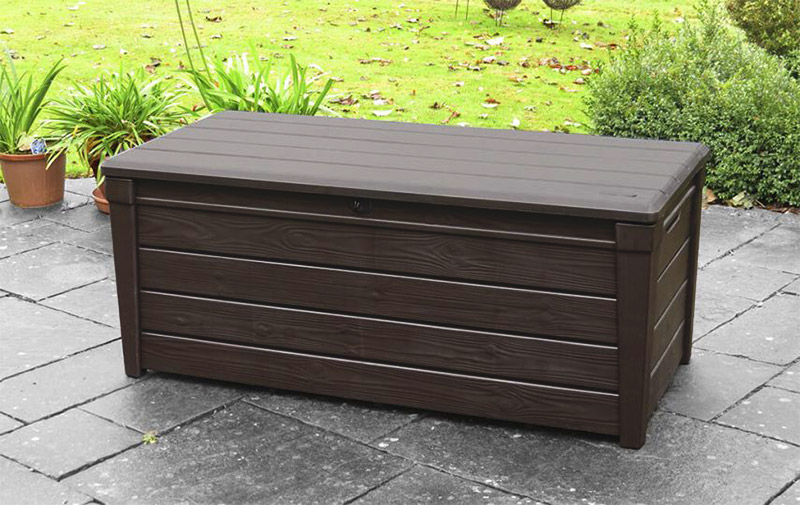 Baule in resina impermeabile BRIGHTWOOD effetto legno