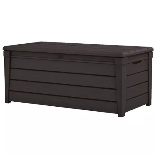 Baule in resina BRIGHTWOOD by Keter, effetto legno - 454 litri