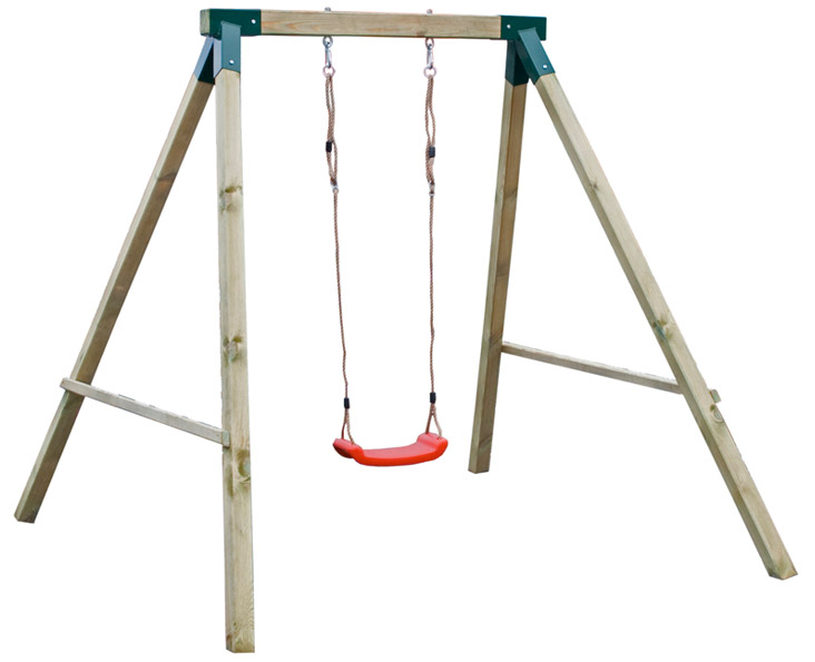 Altalena singola in legno Orchidea 