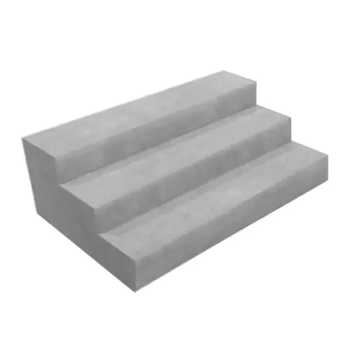 Scala interna VERONA in EPS per posa sotto liner per piscina di h 1,20 m