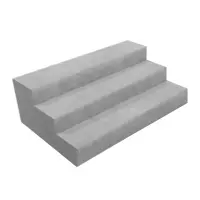 Scala interna VERONA in EPS per posa sotto liner per piscina di h 1,20 m