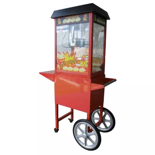 Macchina per pop corn professionale con carretto