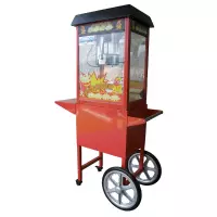 Macchina per pop corn professionale con carretto
