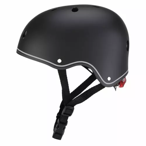 Casco di protezione per bambini PRIMO con LED (taglia 48-53 cm) : BLACK (nero)