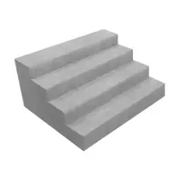 Scala interna VERONA in EPS per posa sotto liner per piscina di h 1,50 m