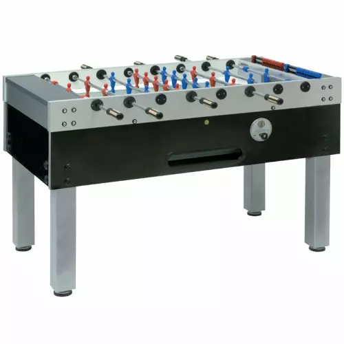 Calciobalilla TOURNAMENT con gettoniera, aste rientranti